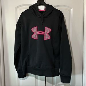 Under Armour UA Storm Hoodie black and pink medium M